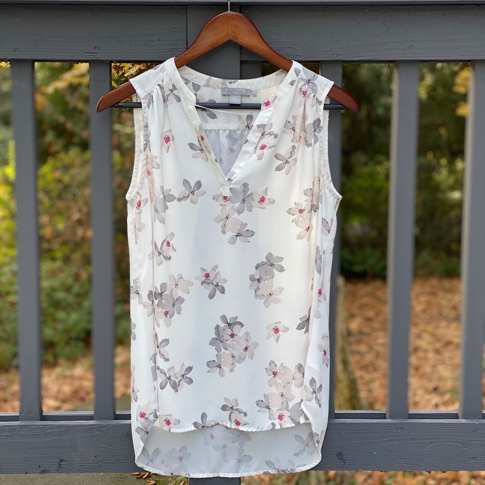 White tank blouse